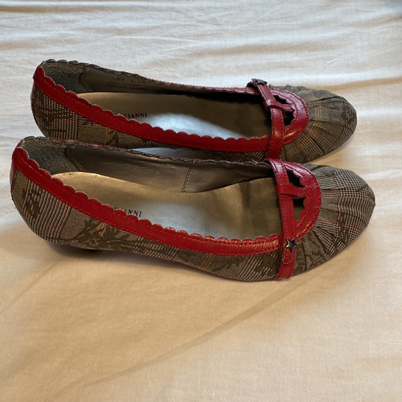 Roberto Vianna Plaid Shoes With Wooden Heel - Picture 2 of 11